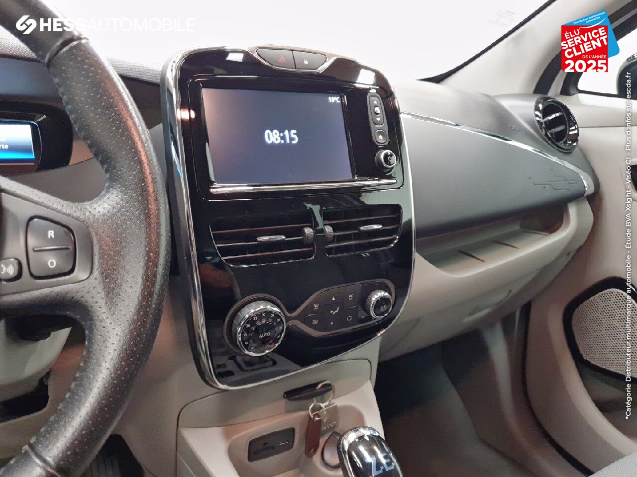 Véhicule d'occasion RENAULT ZOE INTENS CHARGE RAPIDE GPS CAMERA chez Renault Strasbourg