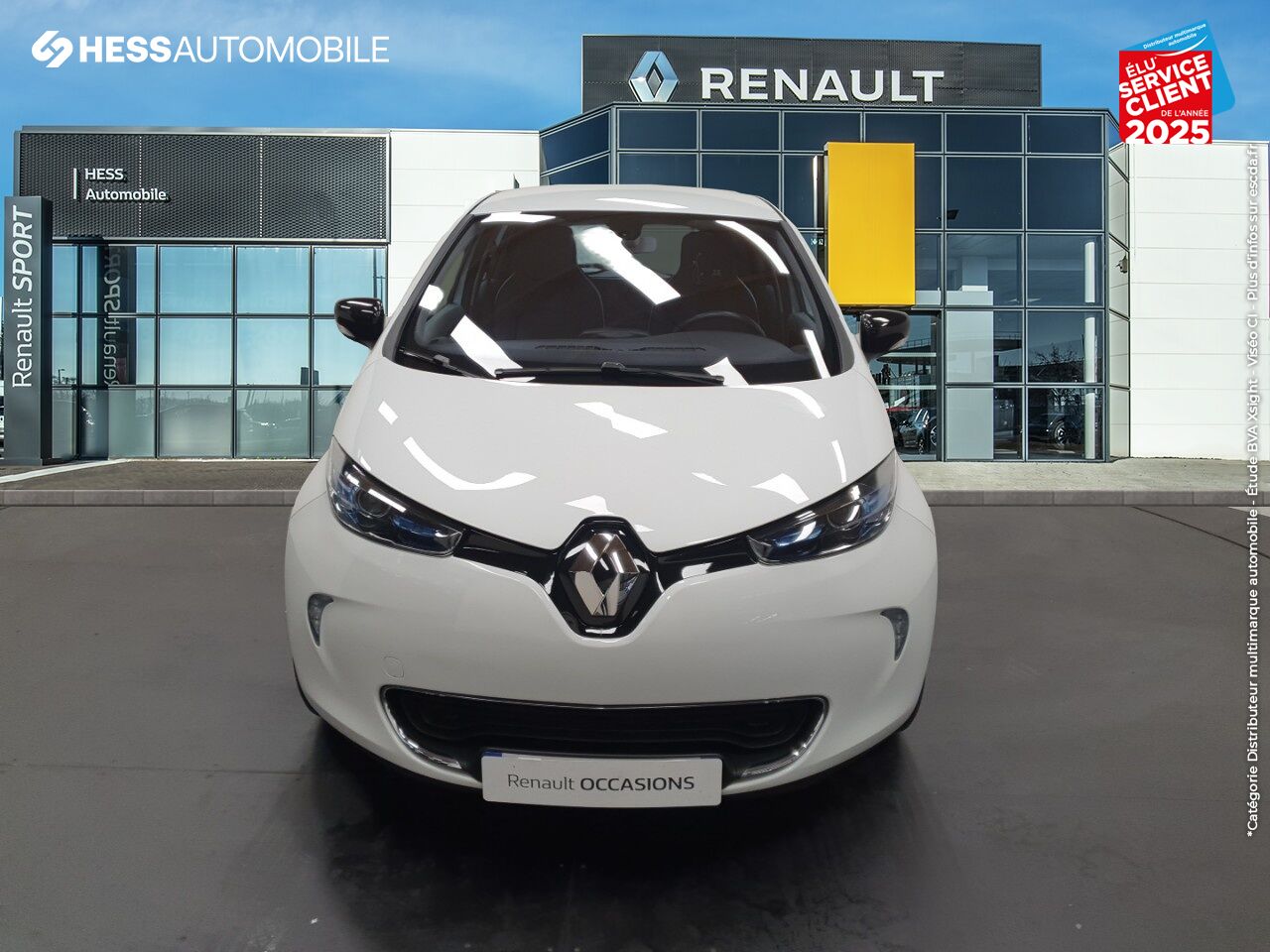 Véhicule d'occasion RENAULT ZOE INTENS CHARGE RAPIDE GPS CAMERA chez Renault Strasbourg