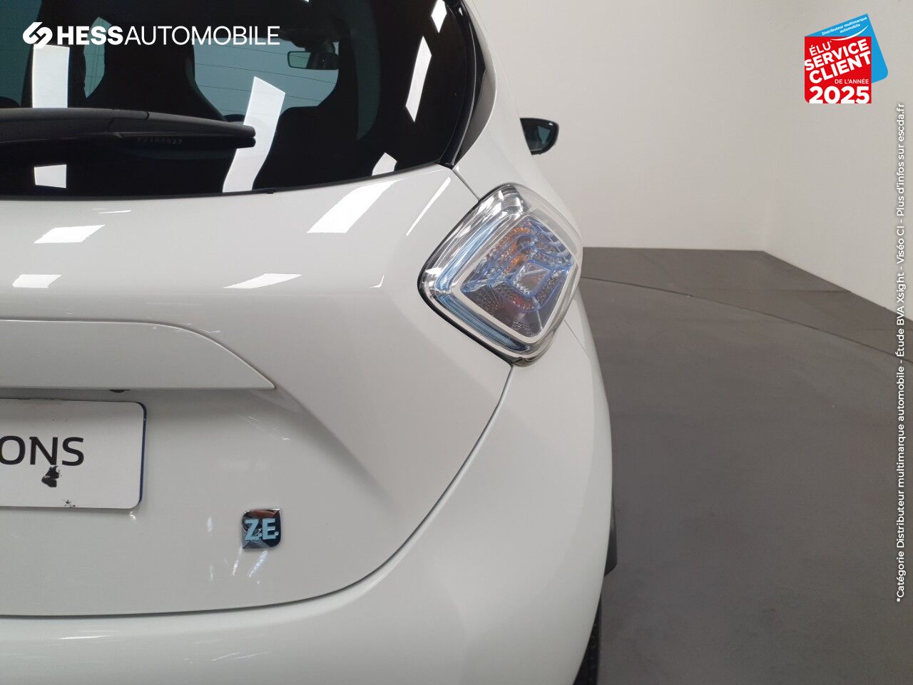 Véhicule d'occasion RENAULT ZOE INTENS CHARGE RAPIDE GPS CAMERA chez Renault Strasbourg