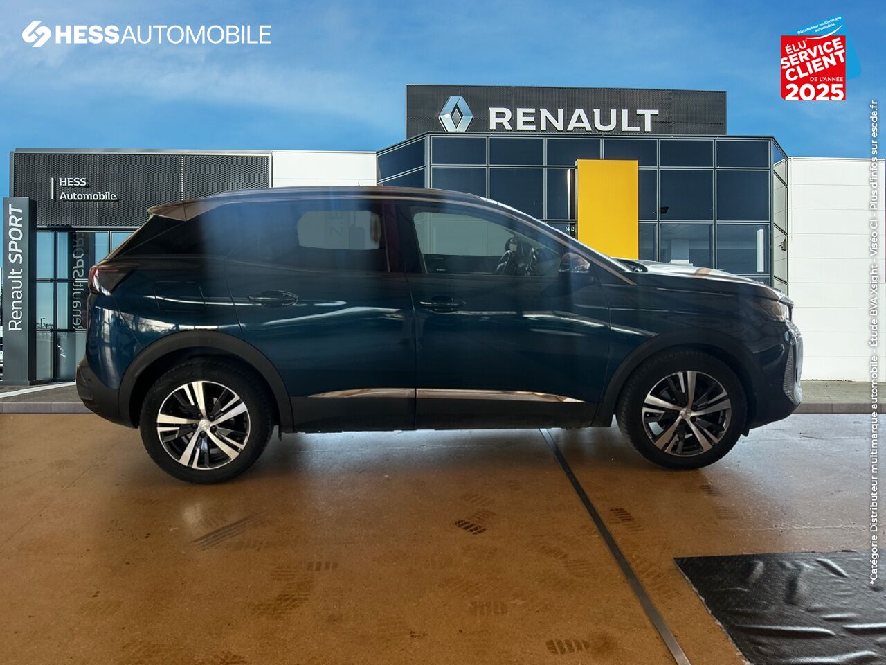 Véhicule d'occasion PEUGEOT 3008 1.5 BLUEHDI 130CH S/S ALLURE PACK EAT8 GPS CAMERA chez Toyota Sarreguemines