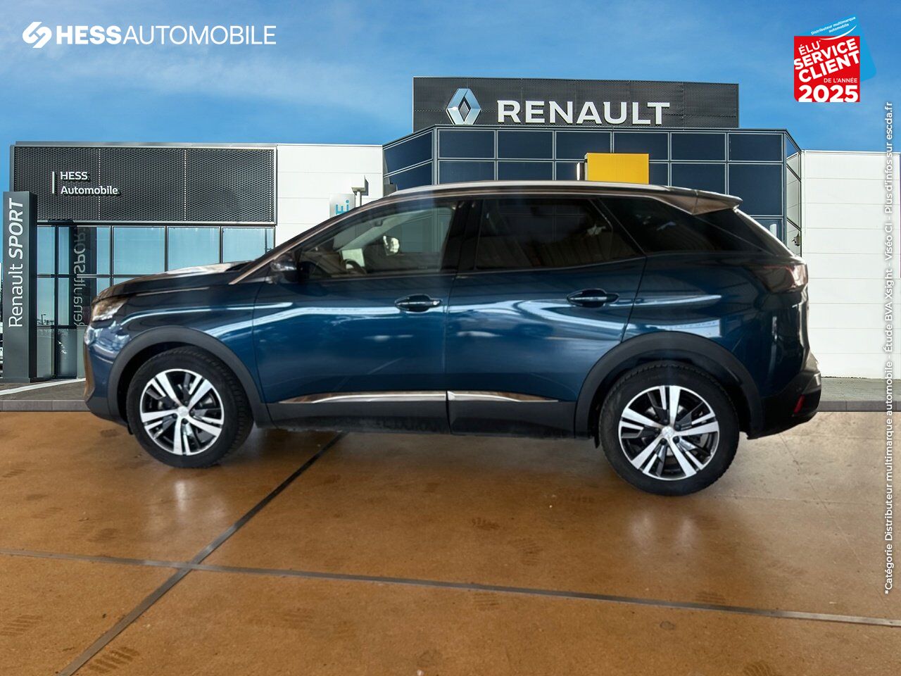 Véhicule d'occasion PEUGEOT 3008 1.5 BLUEHDI 130CH S/S ALLURE PACK EAT8 GPS CAMERA chez Toyota Sarreguemines