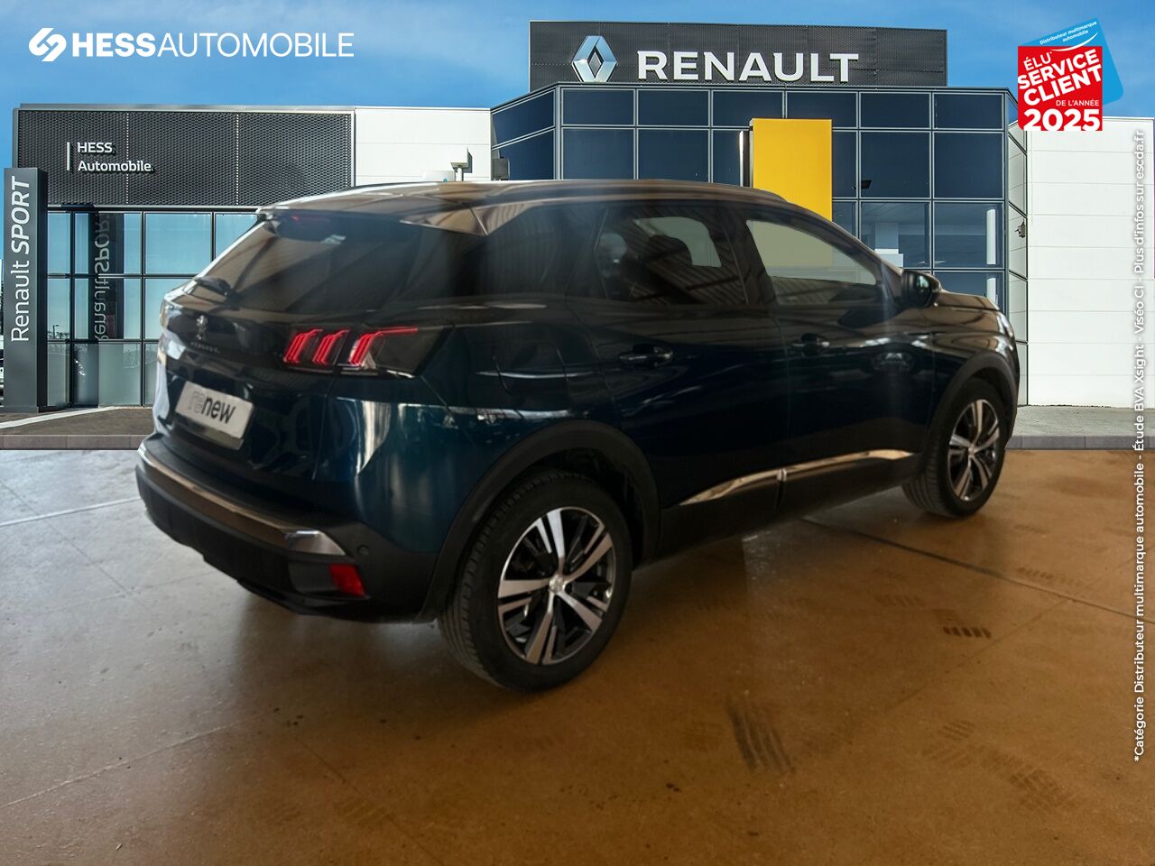 Véhicule d'occasion PEUGEOT 3008 1.5 BLUEHDI 130CH S/S ALLURE PACK EAT8 GPS CAMERA chez Toyota Sarreguemines