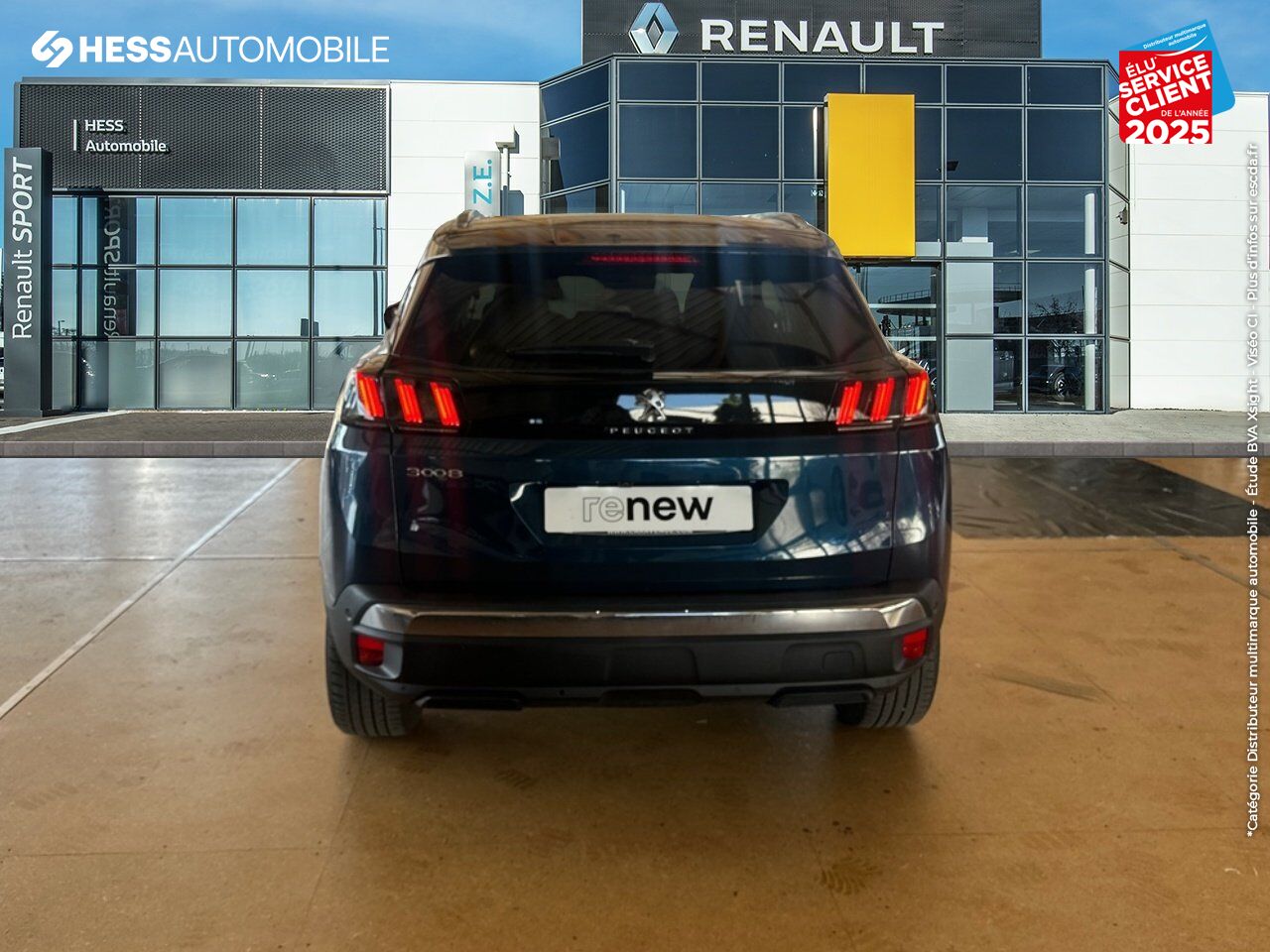Véhicule d'occasion PEUGEOT 3008 1.5 BLUEHDI 130CH S/S ALLURE PACK EAT8 GPS CAMERA chez Toyota Sarreguemines