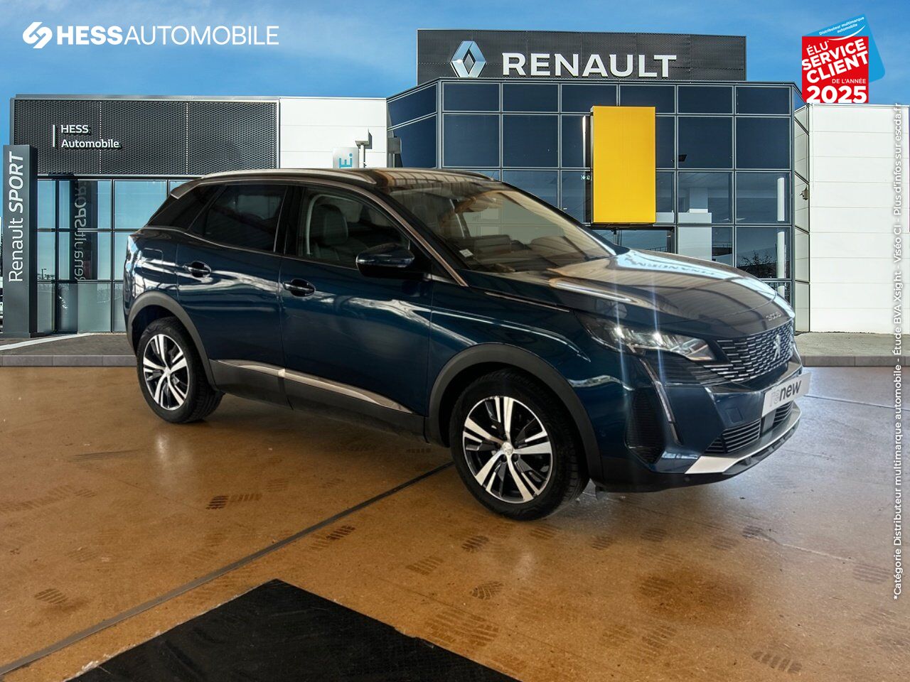 Véhicule d'occasion PEUGEOT 3008 1.5 BLUEHDI 130CH S/S ALLURE PACK EAT8 GPS CAMERA chez Toyota Sarreguemines