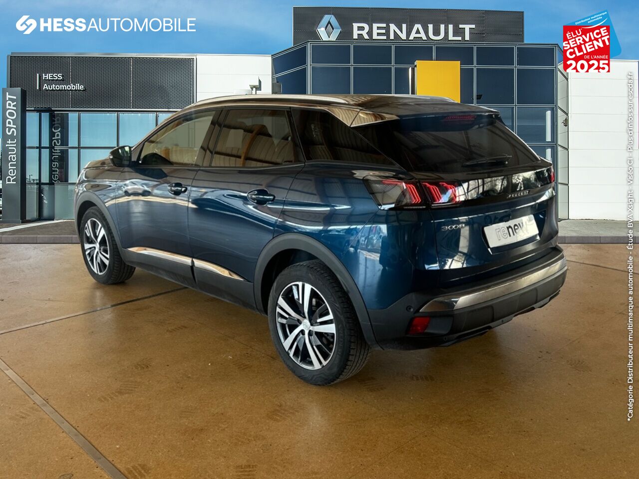 Véhicule d'occasion PEUGEOT 3008 1.5 BLUEHDI 130CH S/S ALLURE PACK EAT8 GPS CAMERA chez Toyota Sarreguemines