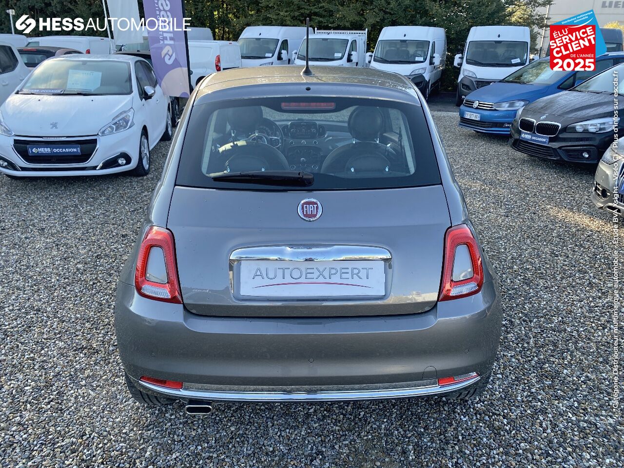Véhicule d'occasion FIAT 500 1.2 8V 69CH LOUNGE RADAR AR TPANO chez Fiat Colmar