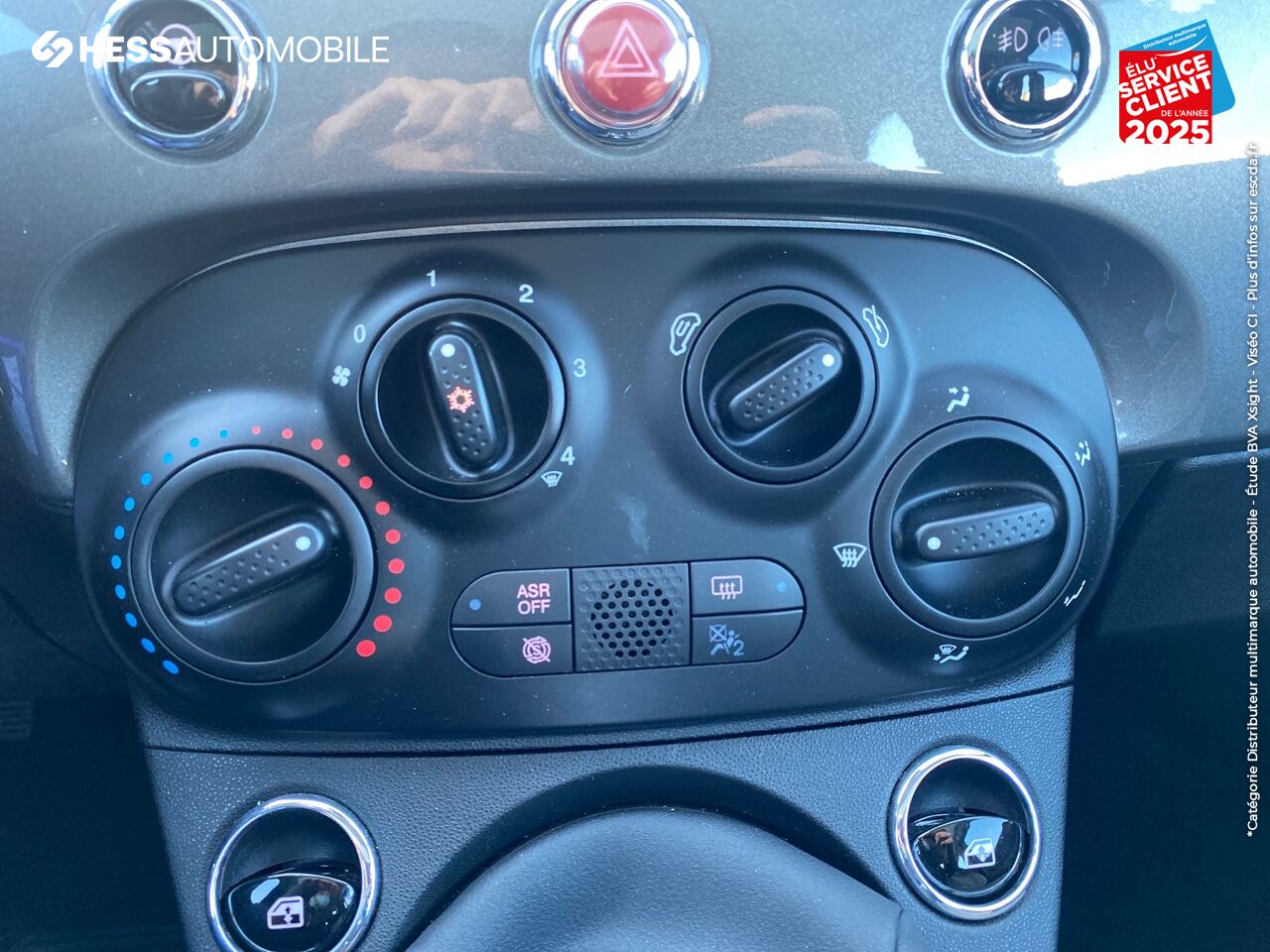 Véhicule d'occasion FIAT 500 1.2 8V 69CH LOUNGE RADAR AR TPANO chez Fiat Colmar