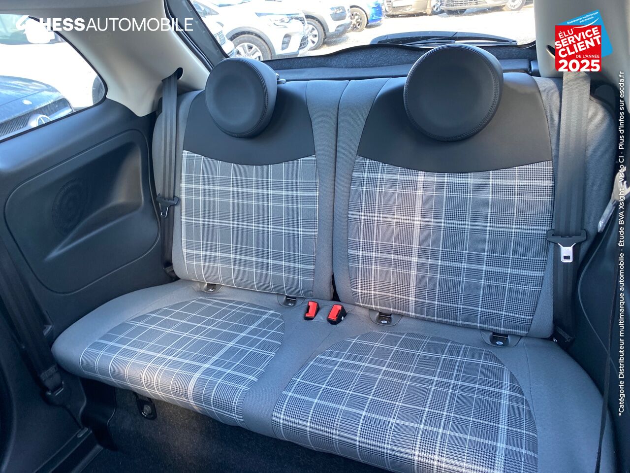 Véhicule d'occasion FIAT 500 1.2 8V 69CH LOUNGE RADAR AR TPANO chez Fiat Colmar