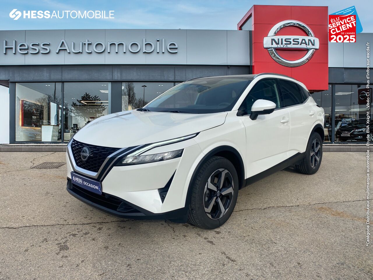 Véhicule d'occasion NISSAN QASHQAI 1.3 MILD HYBRID 140CH N-CONNECTA 2022 chez Nissan Besançon