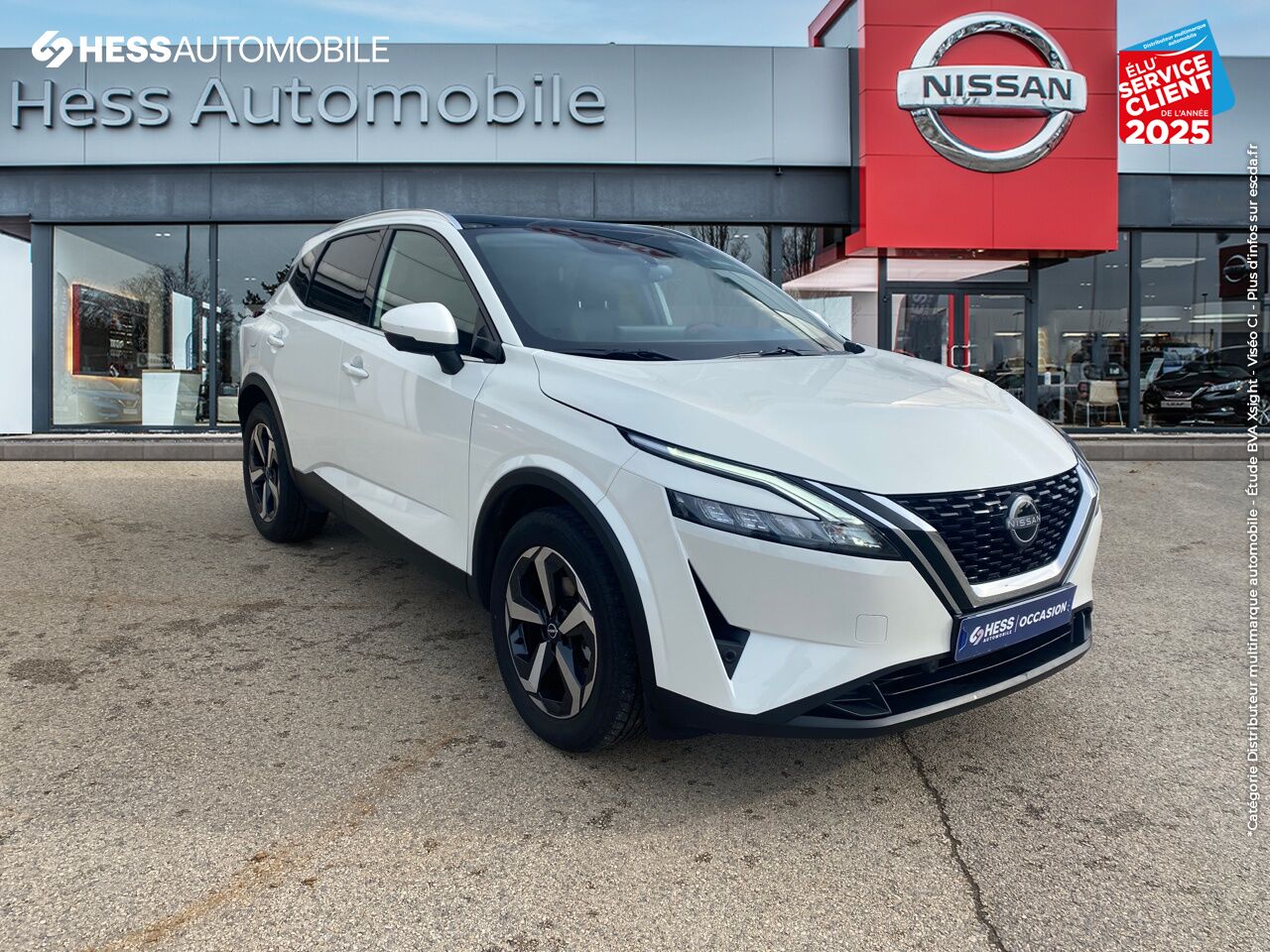 Véhicule d'occasion NISSAN QASHQAI 1.3 MILD HYBRID 140CH N-CONNECTA 2022 chez Nissan Besançon