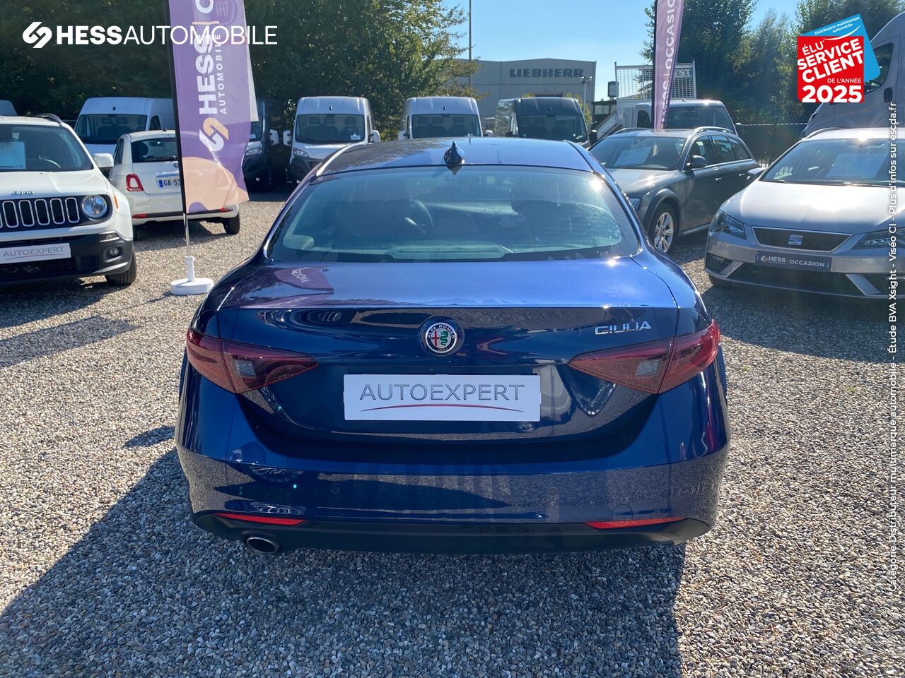 Véhicule d'occasion ALFA ROMEO GIULIA 2.2 JTD 160CH SUPER AT8 GPS RADAR AR chez Fiat Colmar