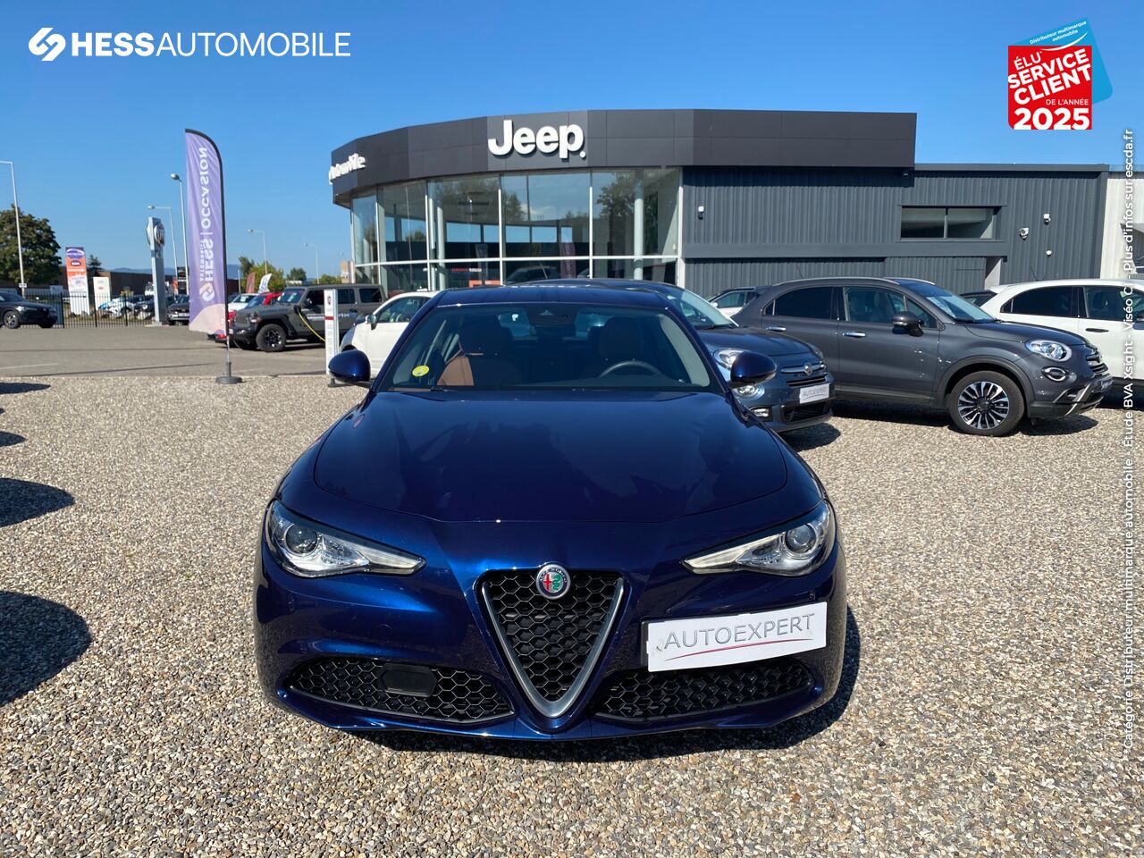 Véhicule d'occasion ALFA ROMEO GIULIA 2.2 JTD 160CH SUPER AT8 GPS RADAR AR chez Fiat Colmar