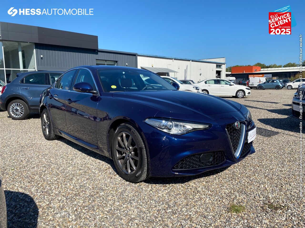 Véhicule d'occasion ALFA ROMEO GIULIA 2.2 JTD 160CH SUPER AT8 GPS RADAR AR chez Fiat Colmar
