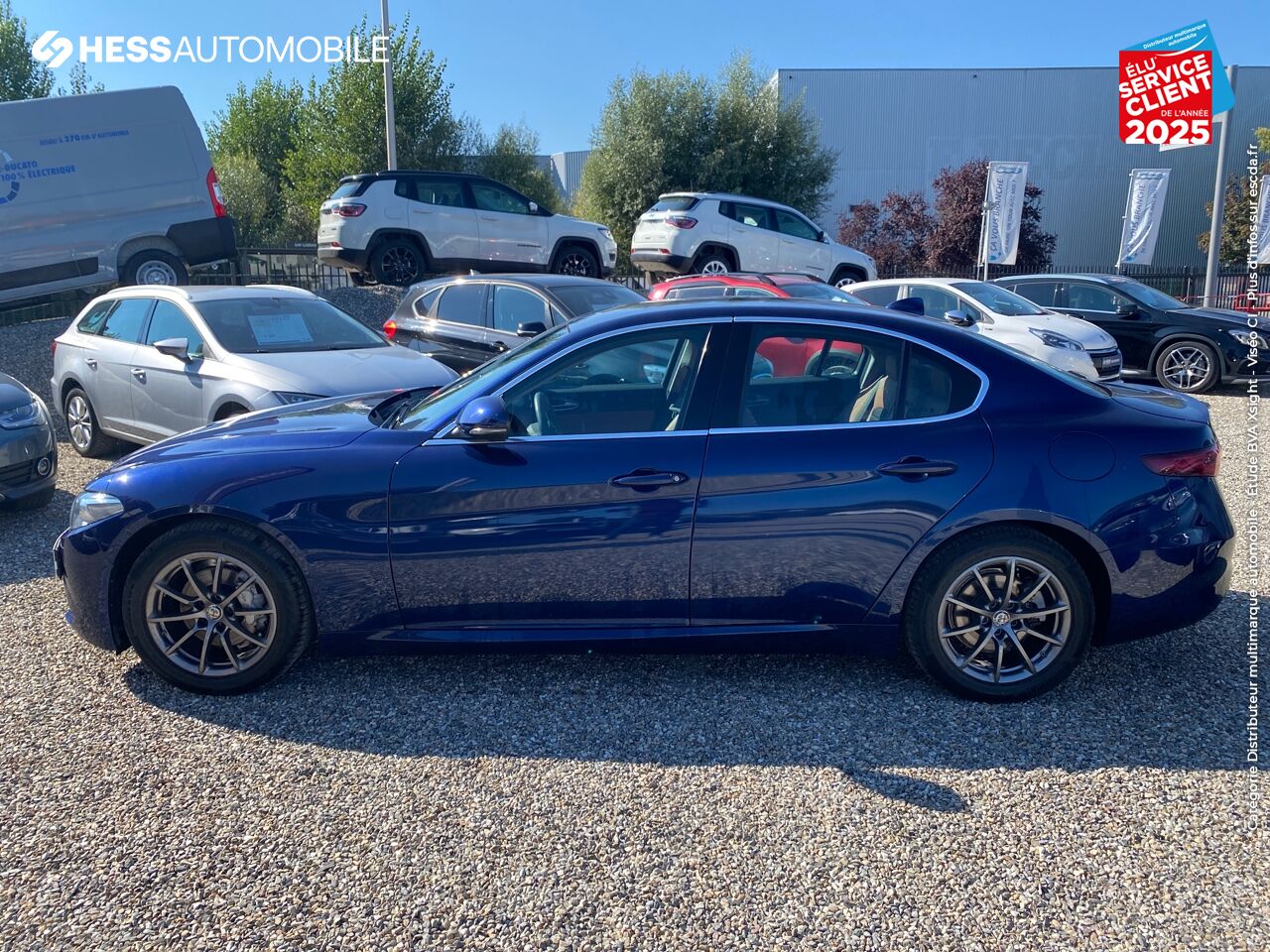 Véhicule d'occasion ALFA ROMEO GIULIA 2.2 JTD 160CH SUPER AT8 GPS RADAR AR chez Fiat Colmar