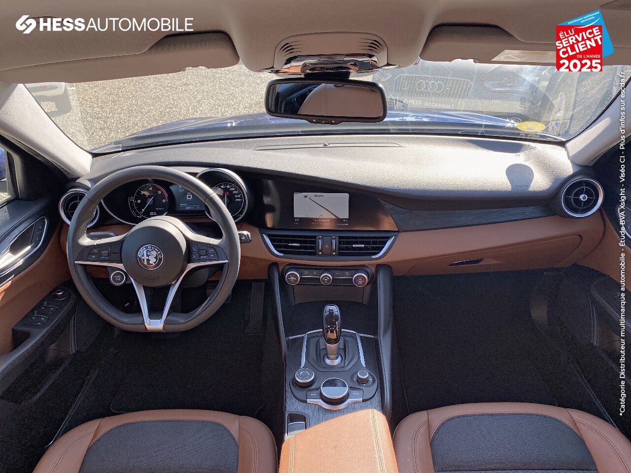 Véhicule d'occasion ALFA ROMEO GIULIA 2.2 JTD 160CH SUPER AT8 GPS RADAR AR chez Fiat Colmar
