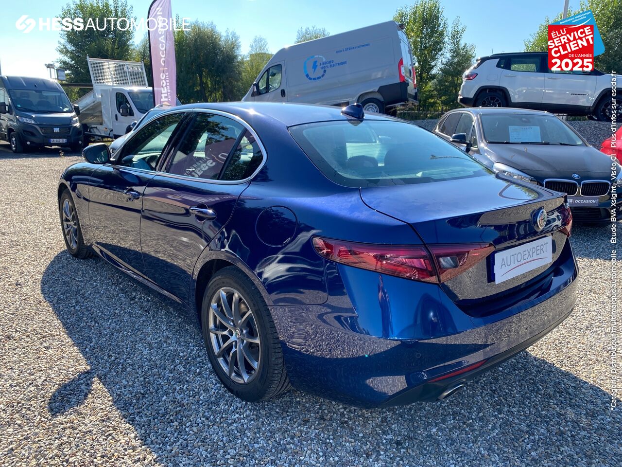 Véhicule d'occasion ALFA ROMEO GIULIA 2.2 JTD 160CH SUPER AT8 GPS RADAR AR chez Fiat Colmar