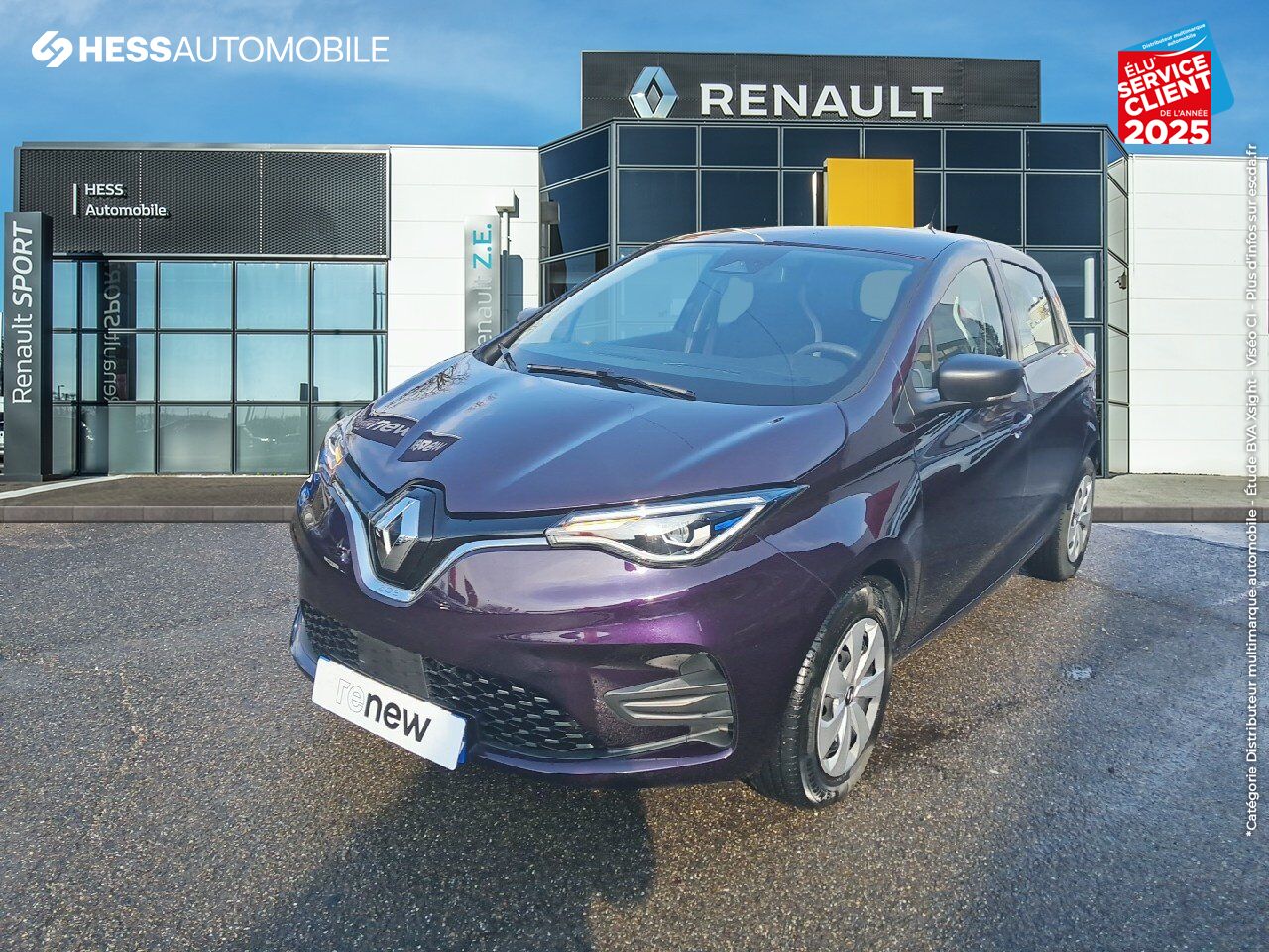 Véhicule d'occasion RENAULT ZOE E-TECH EQUILIBRE CHARGE NORMALE R110 - 22B chez Toyota Thionville