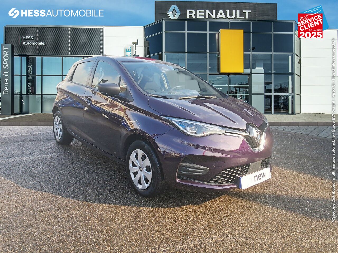 Véhicule d'occasion RENAULT ZOE E-TECH EQUILIBRE CHARGE NORMALE R110 - 22B chez Toyota Thionville