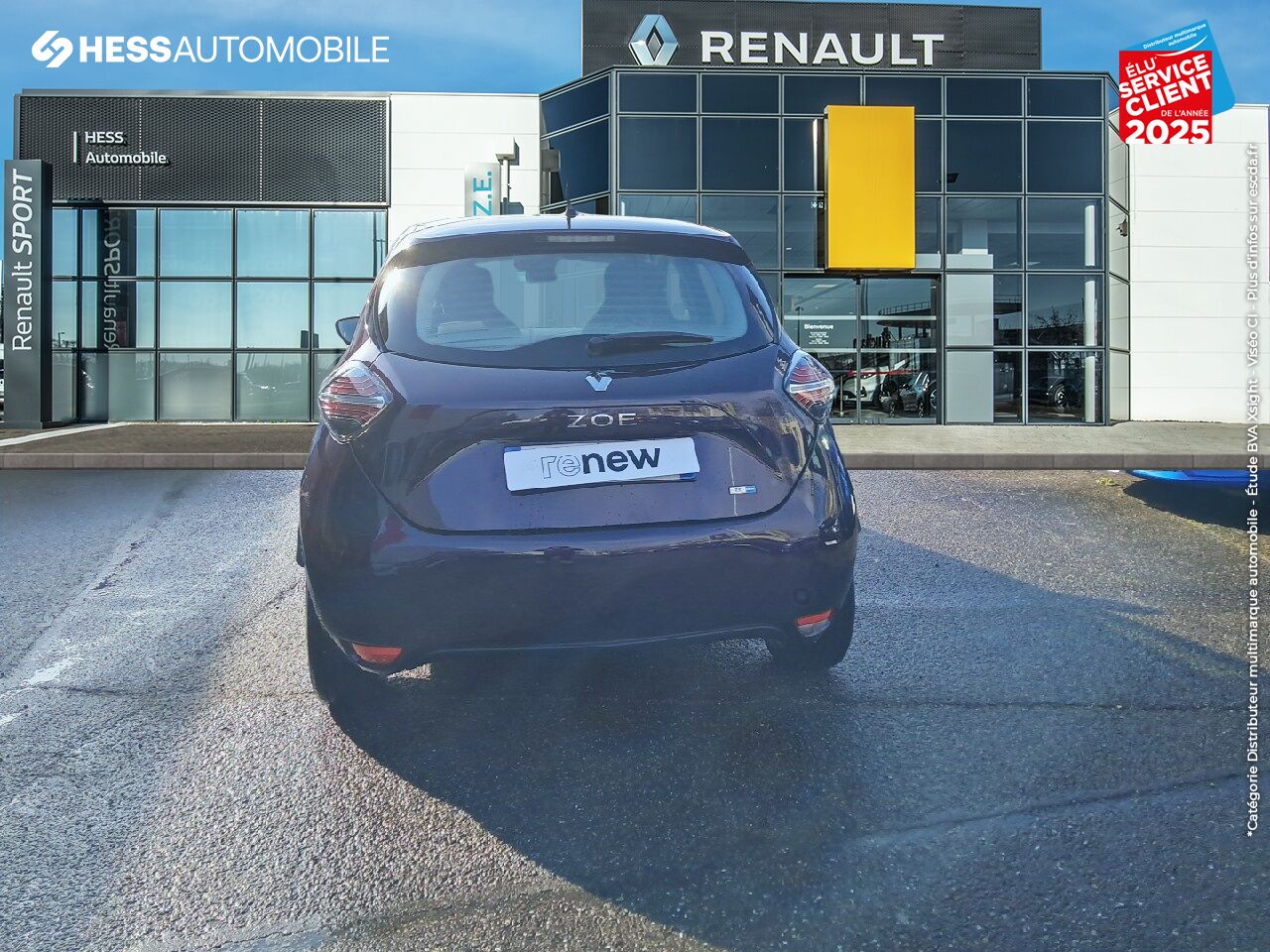 Véhicule d'occasion RENAULT ZOE E-TECH EQUILIBRE CHARGE NORMALE R110 - 22B chez Toyota Thionville