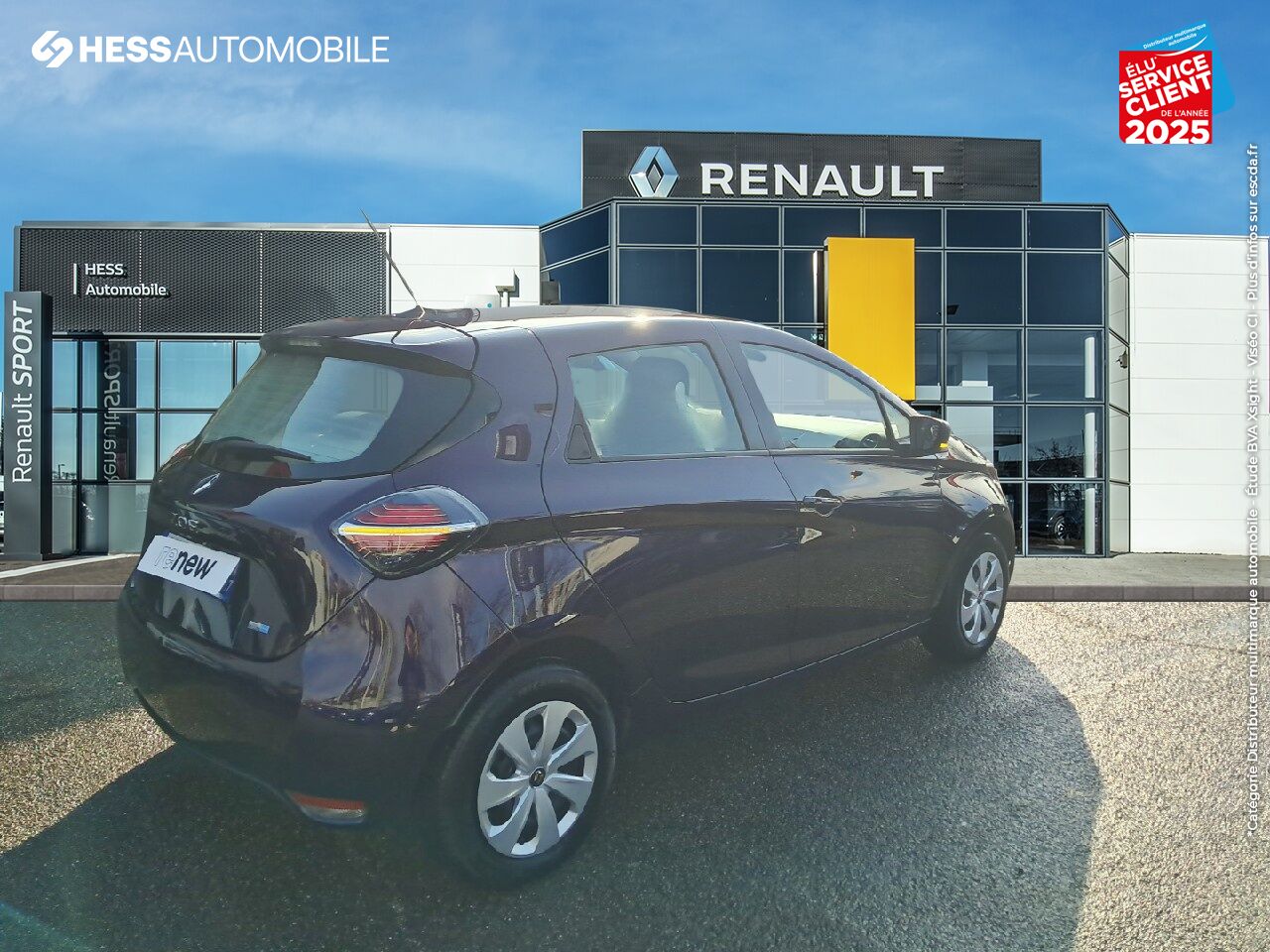 Véhicule d'occasion RENAULT ZOE E-TECH EQUILIBRE CHARGE NORMALE R110 - 22B chez Toyota Thionville