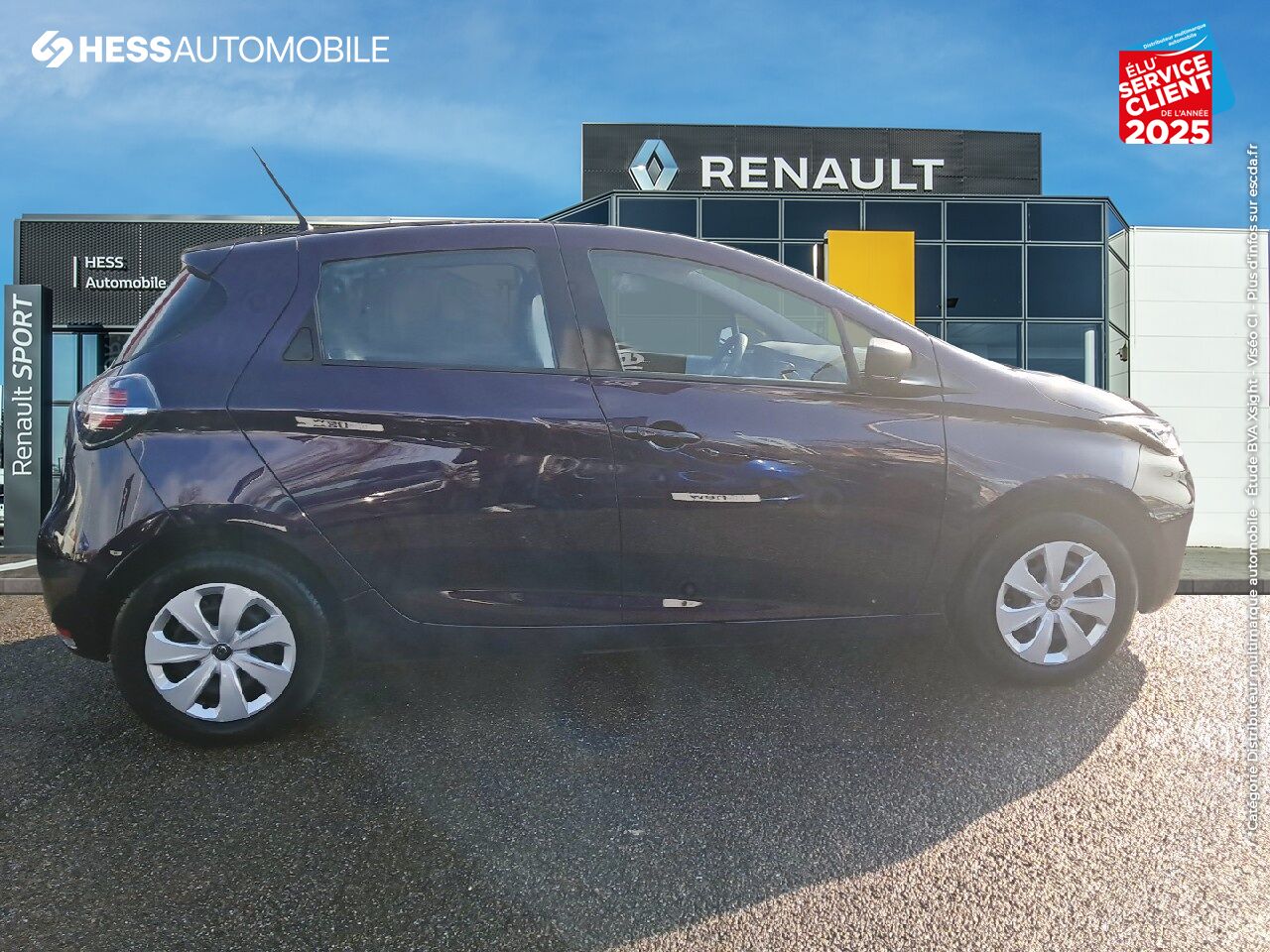 Véhicule d'occasion RENAULT ZOE E-TECH EQUILIBRE CHARGE NORMALE R110 - 22B chez Toyota Thionville
