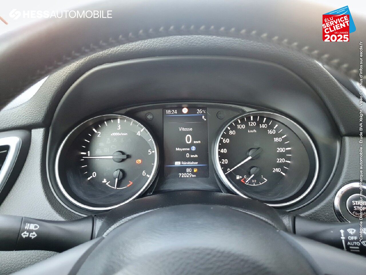 Véhicule d'occasion NISSAN QASHQAI 1.5 DCI 115CH TEKNA EURO6D-T TPANO GPS CAM360 SIEGE CHAUFF chez Nissan Beaune