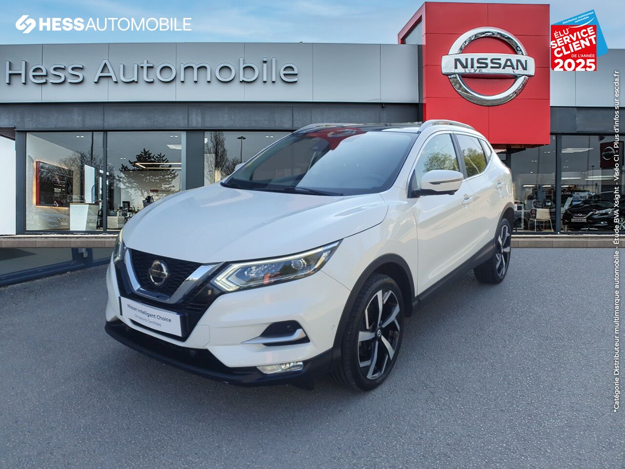 Véhicule d'occasion NISSAN QASHQAI 1.5 DCI 115CH TEKNA EURO6D-T TPANO GPS CAM360 SIEGE CHAUFF chez Nissan Beaune