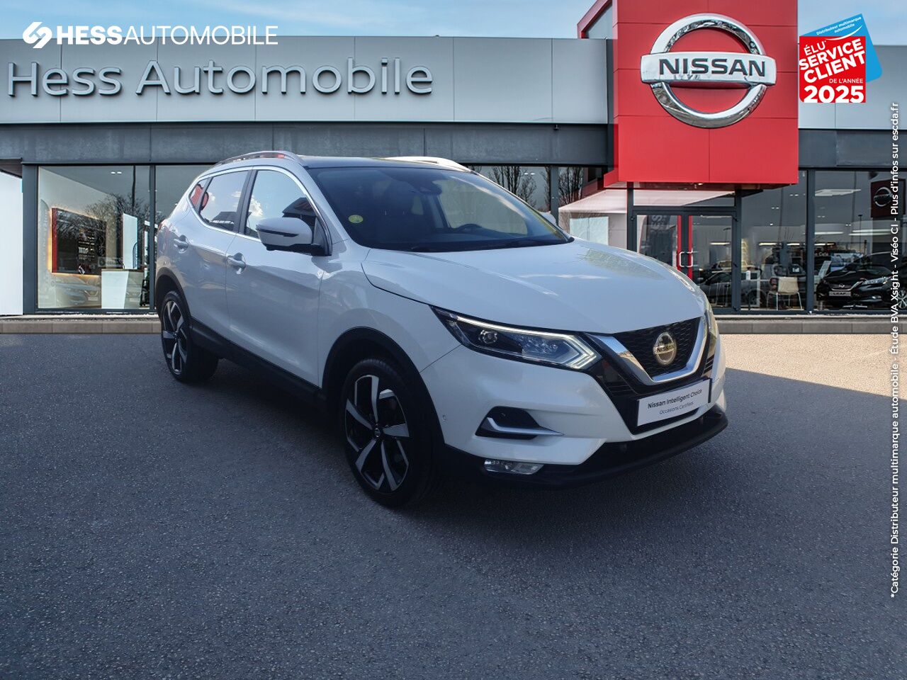 Véhicule d'occasion NISSAN QASHQAI 1.5 DCI 115CH TEKNA EURO6D-T TPANO GPS CAM360 SIEGE CHAUFF chez Nissan Beaune