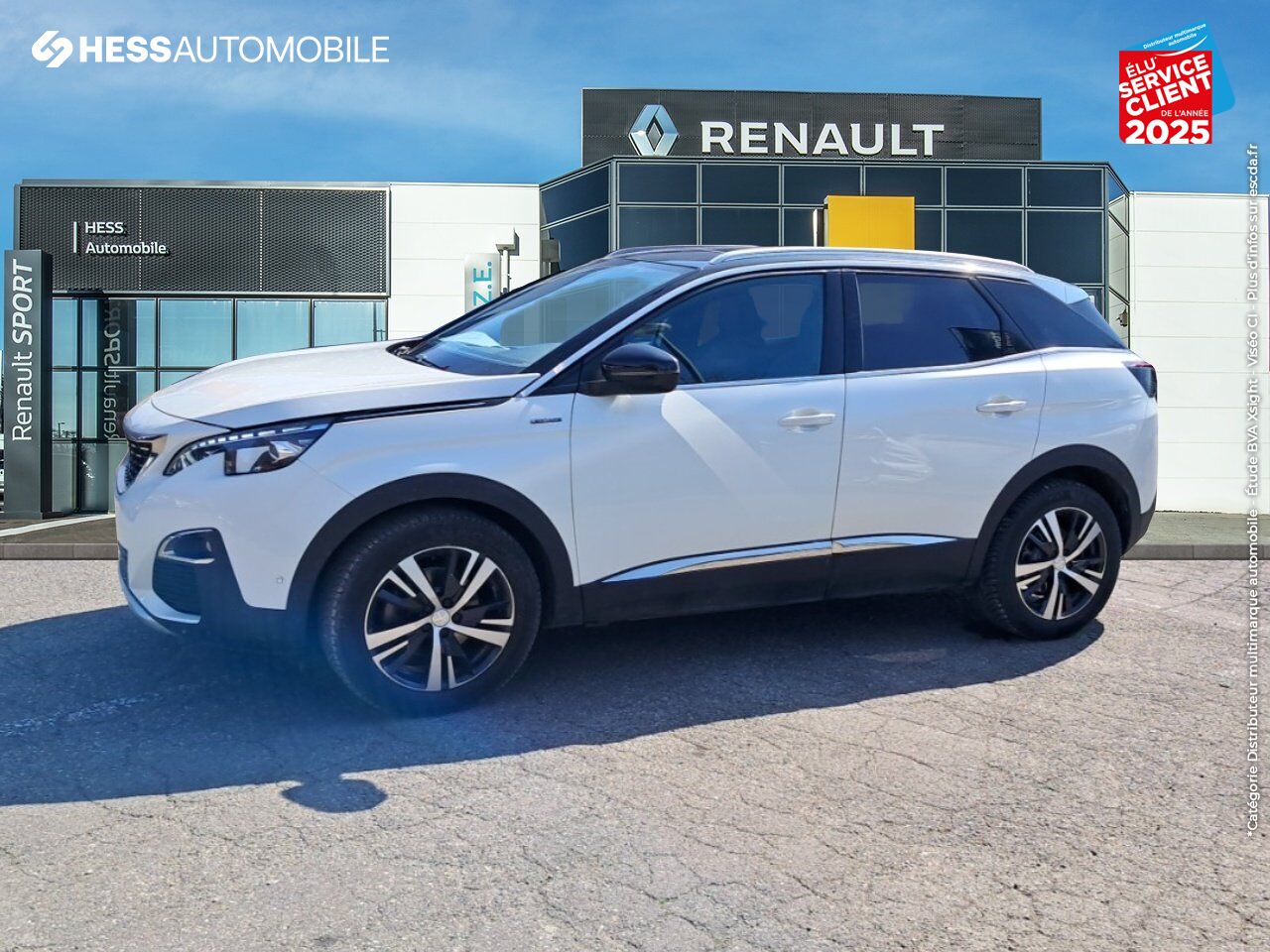 Véhicule d'occasion PEUGEOT 3008 1.5 BLUEHDI 130CH E6.C GT LINE S/S EAT8 TOUVRANT CAMERA chez Renault Saint-Louis