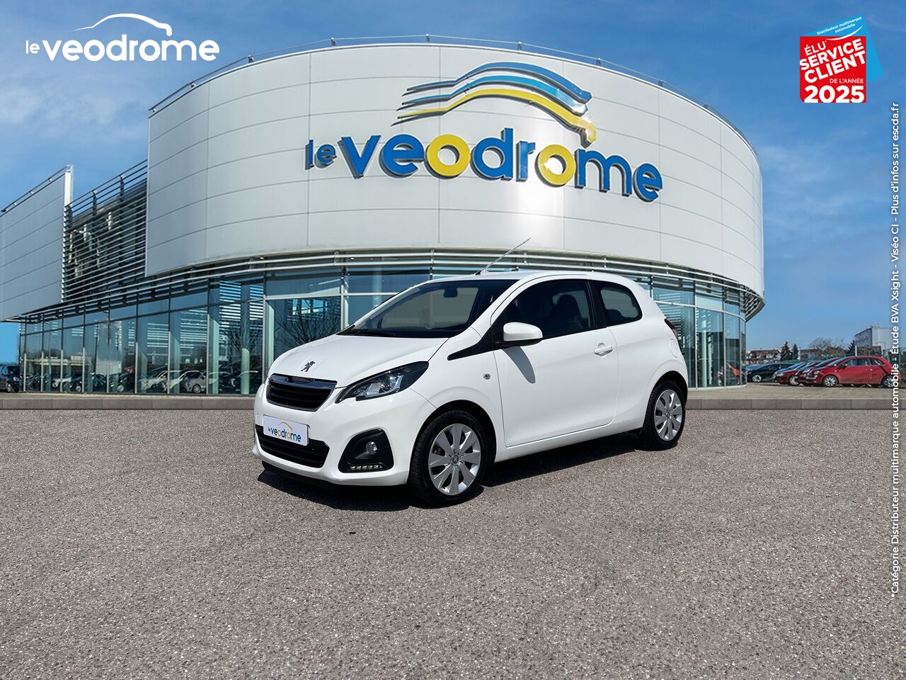 Véhicule d'occasion PEUGEOT 108 1.2 PURETECH ALLURE 3P chez Le Veodrome