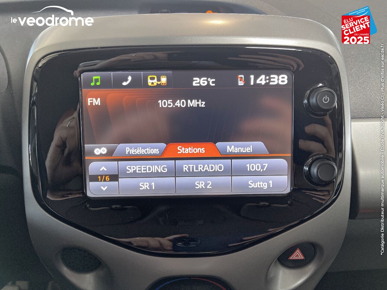 Véhicule d'occasion PEUGEOT 108 1.2 PURETECH ALLURE 3P chez Le Veodrome