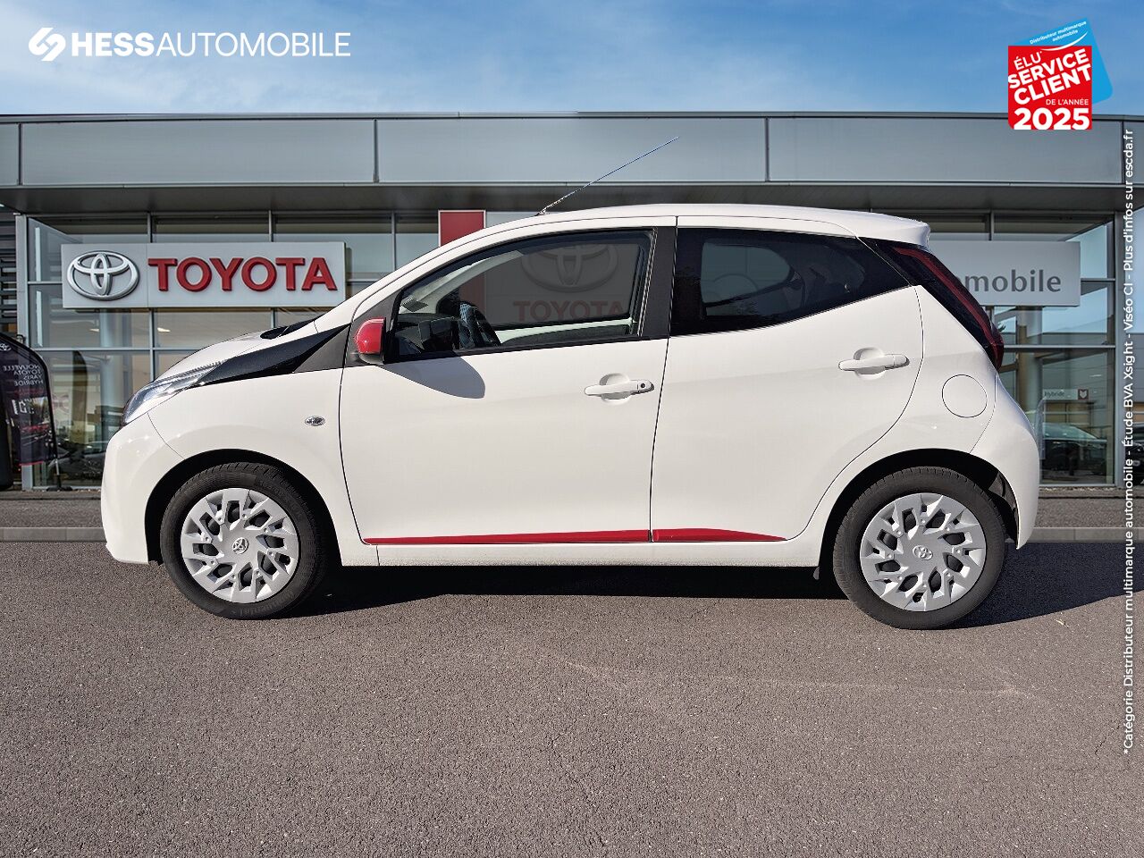 Véhicule d'occasion TOYOTA AYGO 1.0 VVT-I 72CH X-PLAY X-APP 5P MC18 CAMERA CAR PLAY chez Toyota Belfort