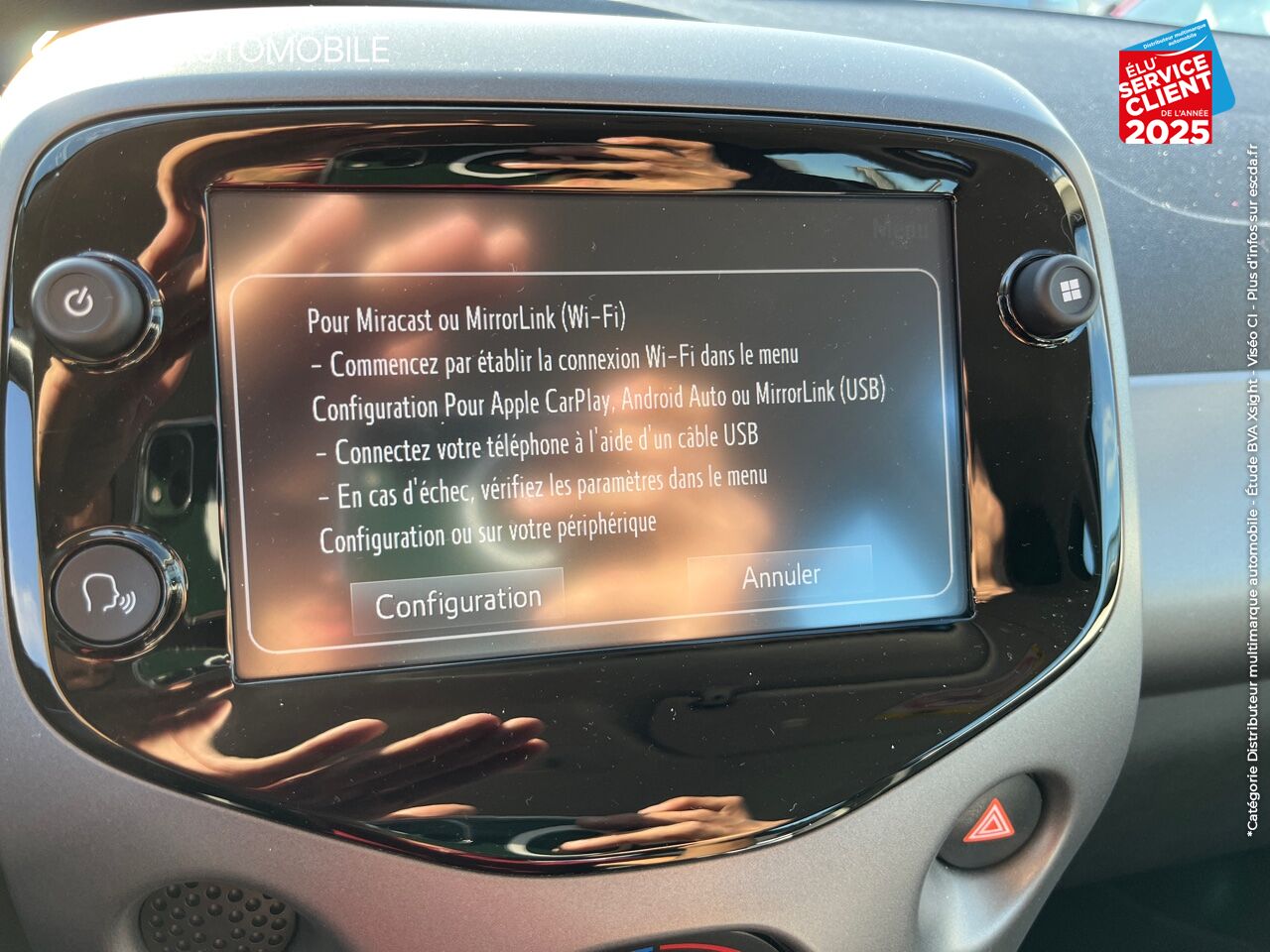 Véhicule d'occasion TOYOTA AYGO 1.0 VVT-I 72CH X-PLAY X-APP 5P MC18 CAMERA CAR PLAY chez Toyota Belfort