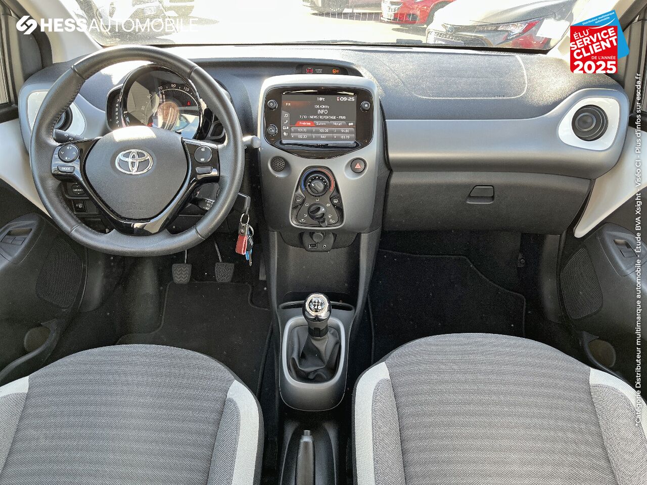 Véhicule d'occasion TOYOTA AYGO 1.0 VVT-I 72CH X-PLAY X-APP 5P MC18 CAMERA CAR PLAY chez Toyota Belfort