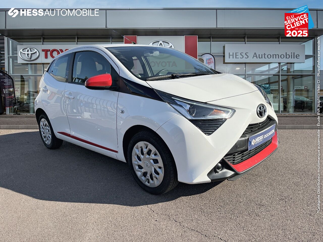 Véhicule d'occasion TOYOTA AYGO 1.0 VVT-I 72CH X-PLAY X-APP 5P MC18 CAMERA CAR PLAY chez Toyota Belfort