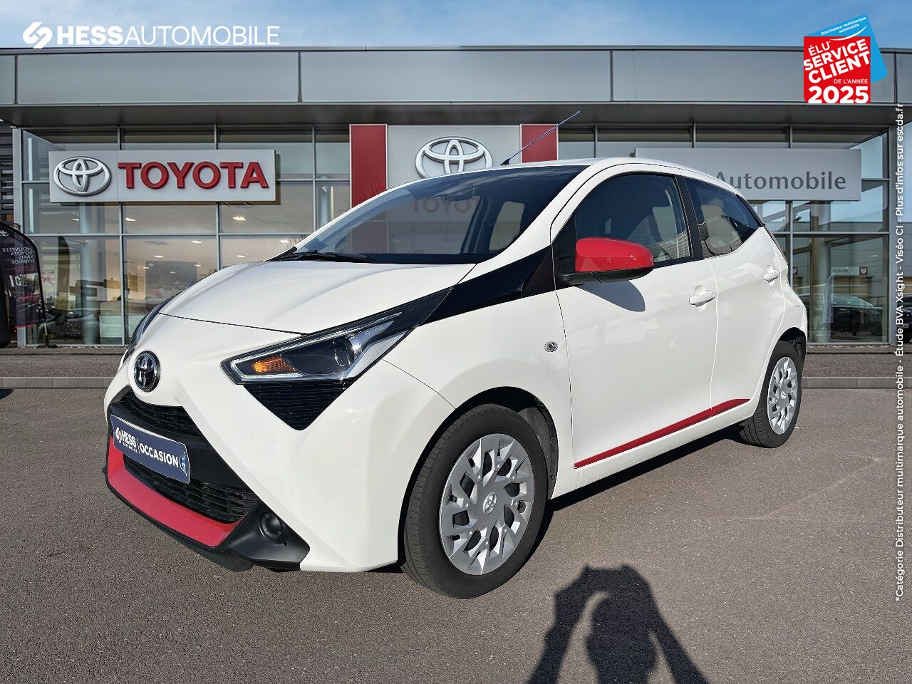 Véhicule d'occasion TOYOTA AYGO 1.0 VVT-I 72CH X-PLAY X-APP 5P MC18 CAMERA CAR PLAY chez Toyota Belfort