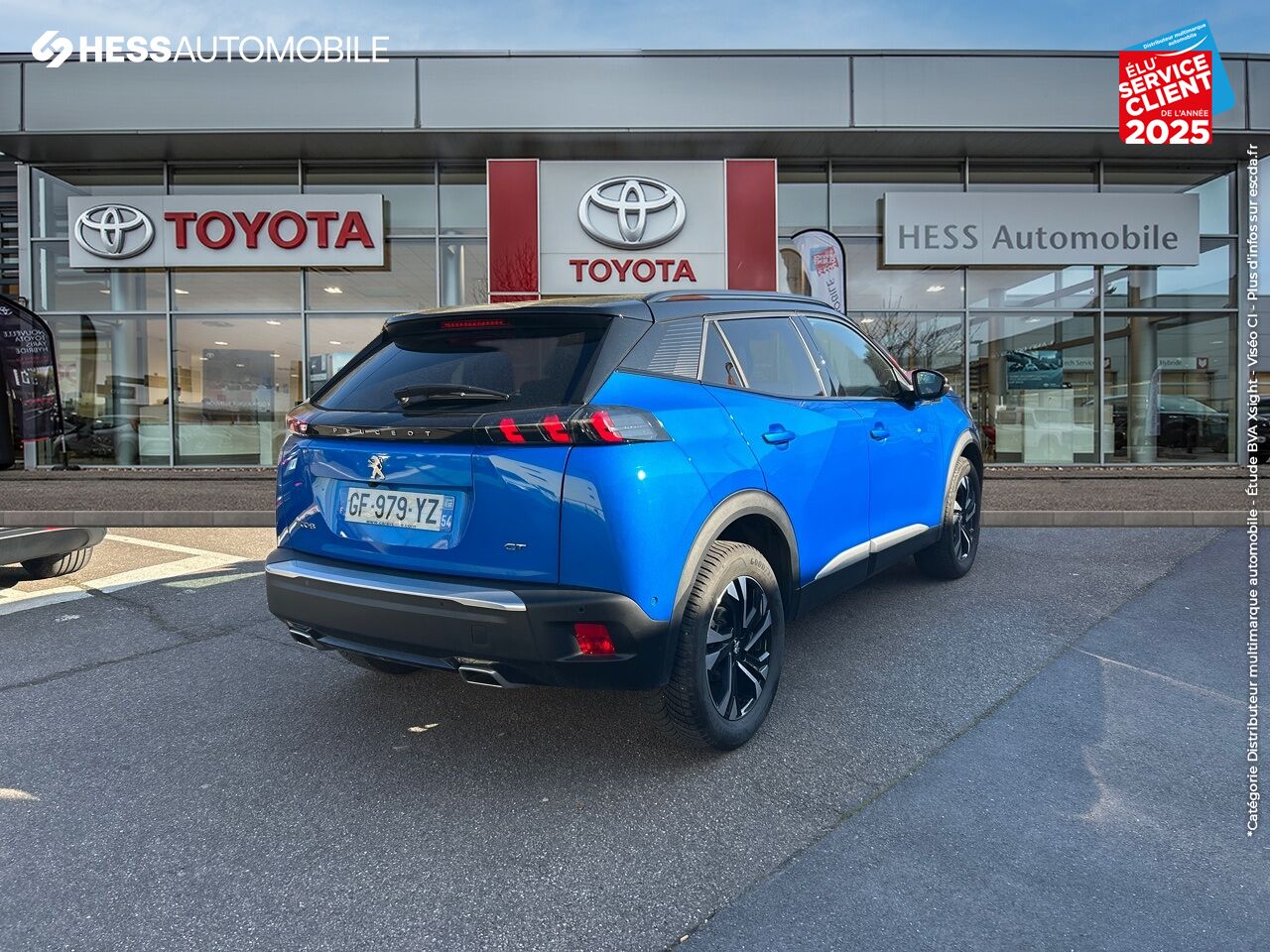 Véhicule d'occasion PEUGEOT 2008 1.2 PURETECH 130CH S/S GT EAT8 GPS CAMERA chez Toyota Sarreguemines