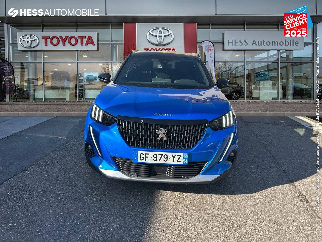 Véhicule d'occasion PEUGEOT 2008 1.2 PURETECH 130CH S/S GT EAT8 GPS CAMERA chez Toyota Sarreguemines
