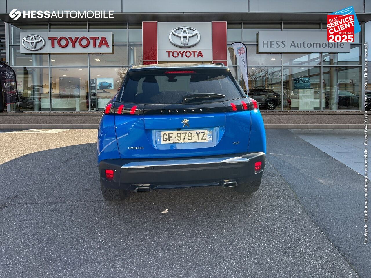 Véhicule d'occasion PEUGEOT 2008 1.2 PURETECH 130CH S/S GT EAT8 GPS CAMERA chez Toyota Sarreguemines