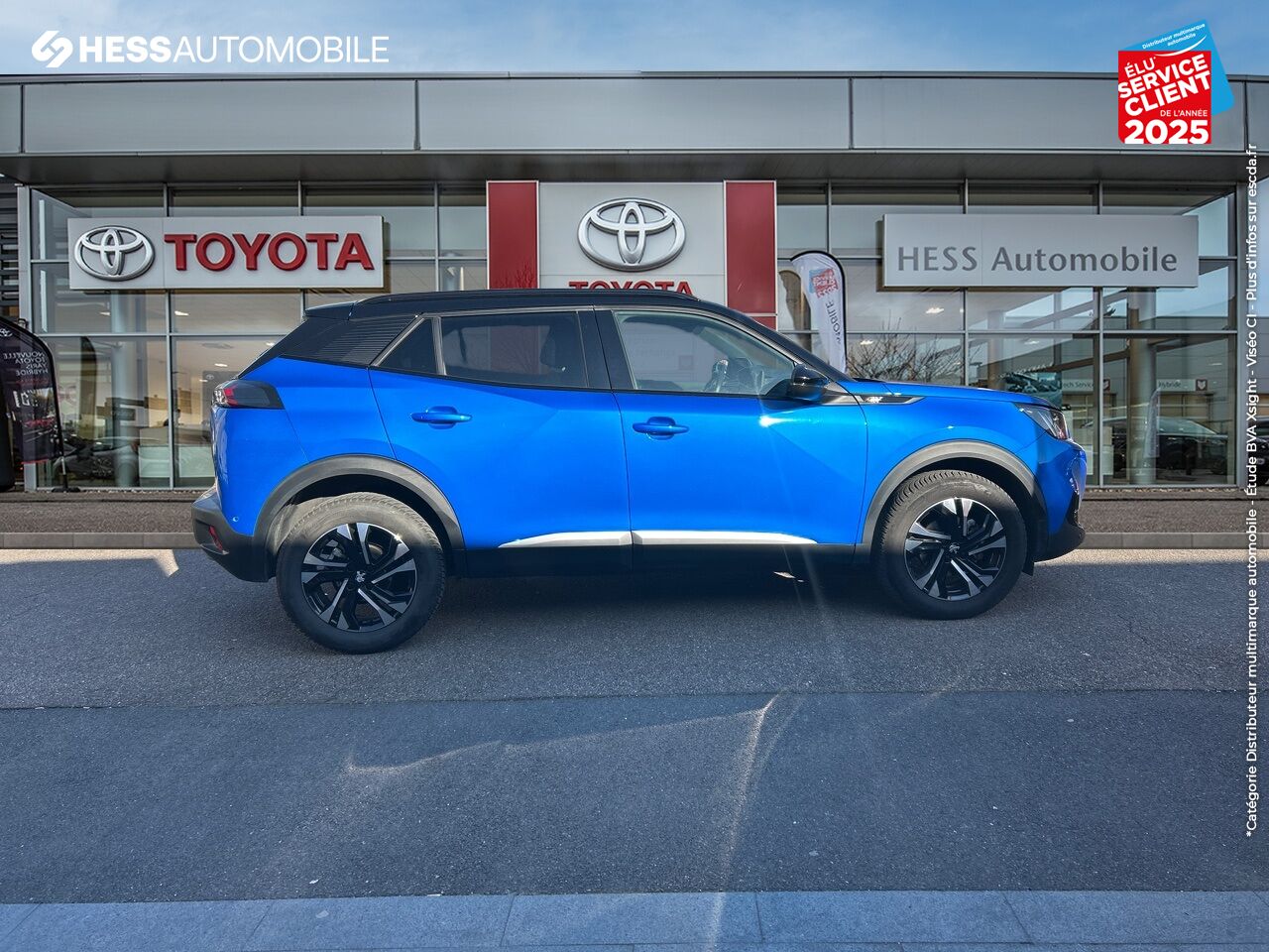 Véhicule d'occasion PEUGEOT 2008 1.2 PURETECH 130CH S/S GT EAT8 GPS CAMERA chez Toyota Sarreguemines