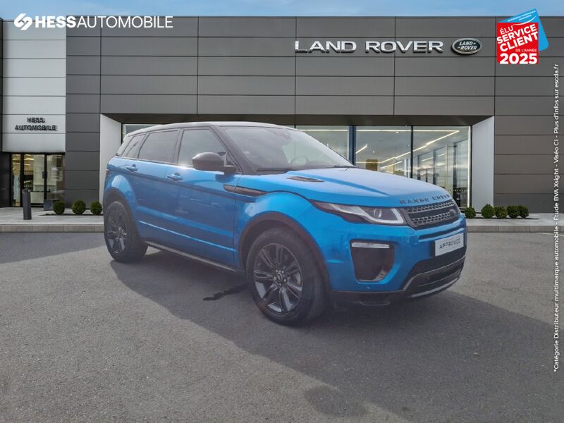Véhicule d'occasion LAND-ROVER EVOQUE 2.0 TD4 180 HSE 4X4 BVA MARK VI TPANO CAMERA CUIR SIEGES CHAUF chez Land Rover Metz