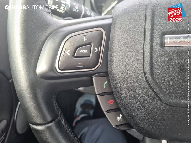 Véhicule d'occasion LAND-ROVER EVOQUE 2.0 TD4 180 HSE 4X4 BVA MARK VI TPANO CAMERA CUIR SIEGES CHAUF chez Land Rover Metz