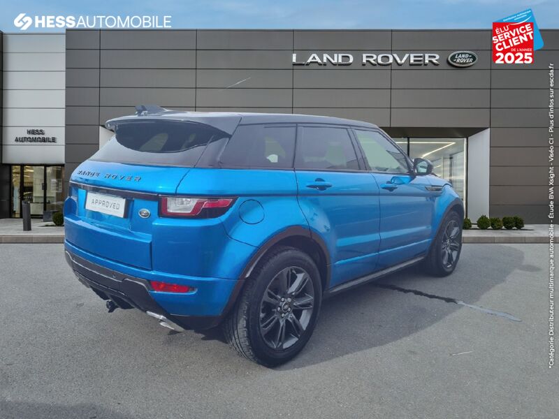 Véhicule d'occasion LAND-ROVER EVOQUE 2.0 TD4 180 HSE 4X4 BVA MARK VI TPANO CAMERA CUIR SIEGES CHAUF chez Land Rover Metz