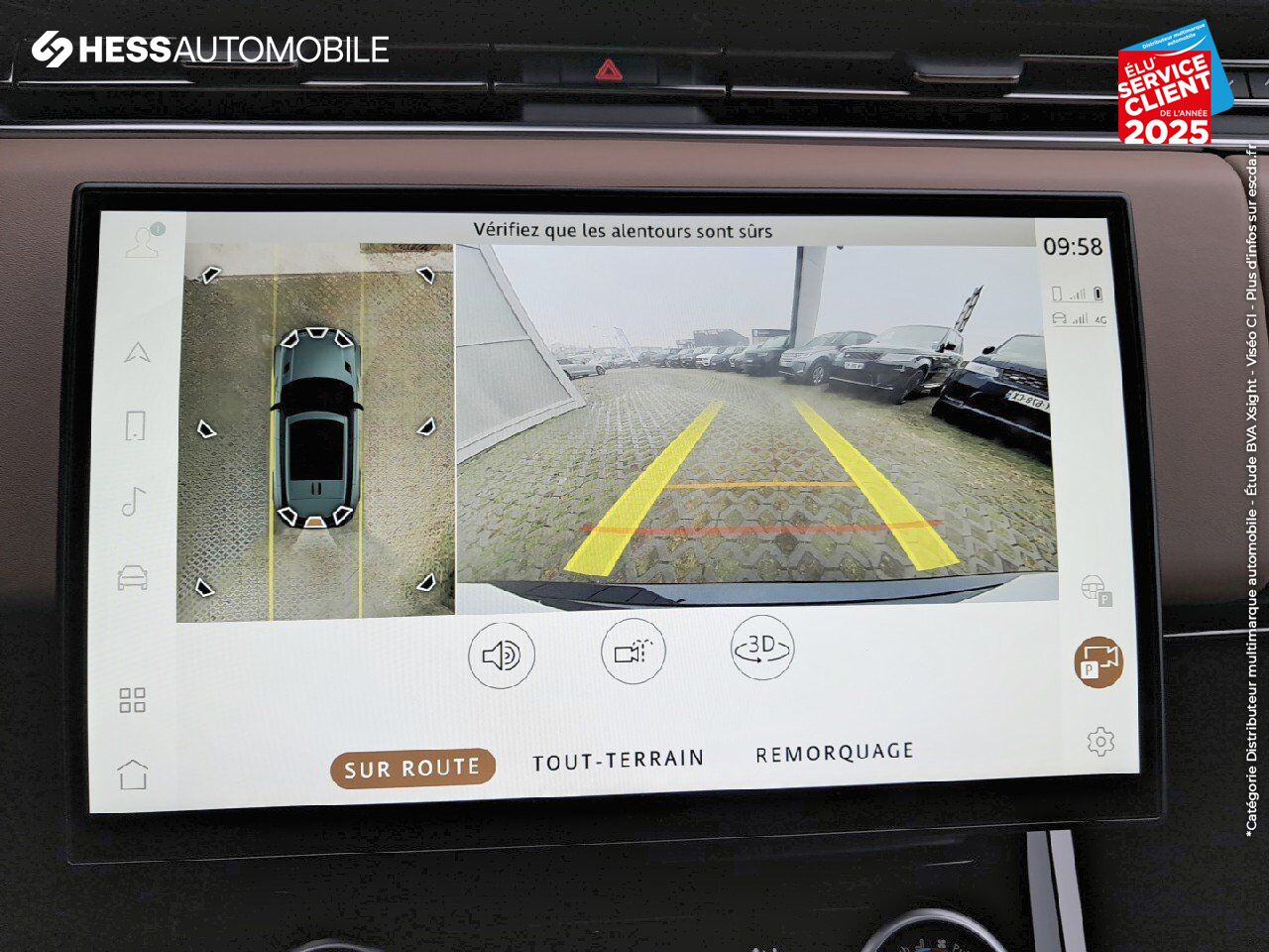 Véhicule d'occasion LAND-ROVER RANGE ROVER SPORT 3.0 P510E 510CH PHEV AUTOBIOGRAPHY TOUVRANT SIEGES CHAUF/VENTIL/CUIR GPS CAMERA chez Land Rover Metz