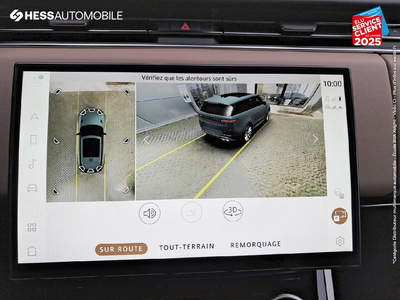 Véhicule d'occasion LAND-ROVER RANGE ROVER SPORT 3.0 P510E 510CH PHEV AUTOBIOGRAPHY TOUVRANT SIEGES CHAUF/VENTIL/CUIR GPS CAMERA chez Land Rover Metz