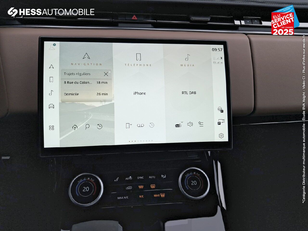 Véhicule d'occasion LAND-ROVER RANGE ROVER SPORT 3.0 P510E 510CH PHEV AUTOBIOGRAPHY TOUVRANT SIEGES CHAUF/VENTIL/CUIR GPS CAMERA chez Land Rover Metz