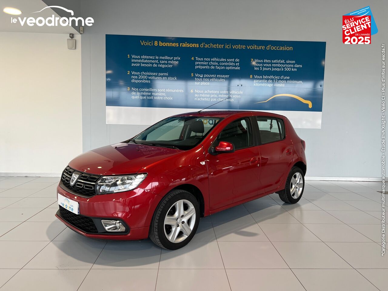 Véhicule d'occasion DACIA SANDERO 1.5 DCI 90CH LAUREATE chez Le Veodrome