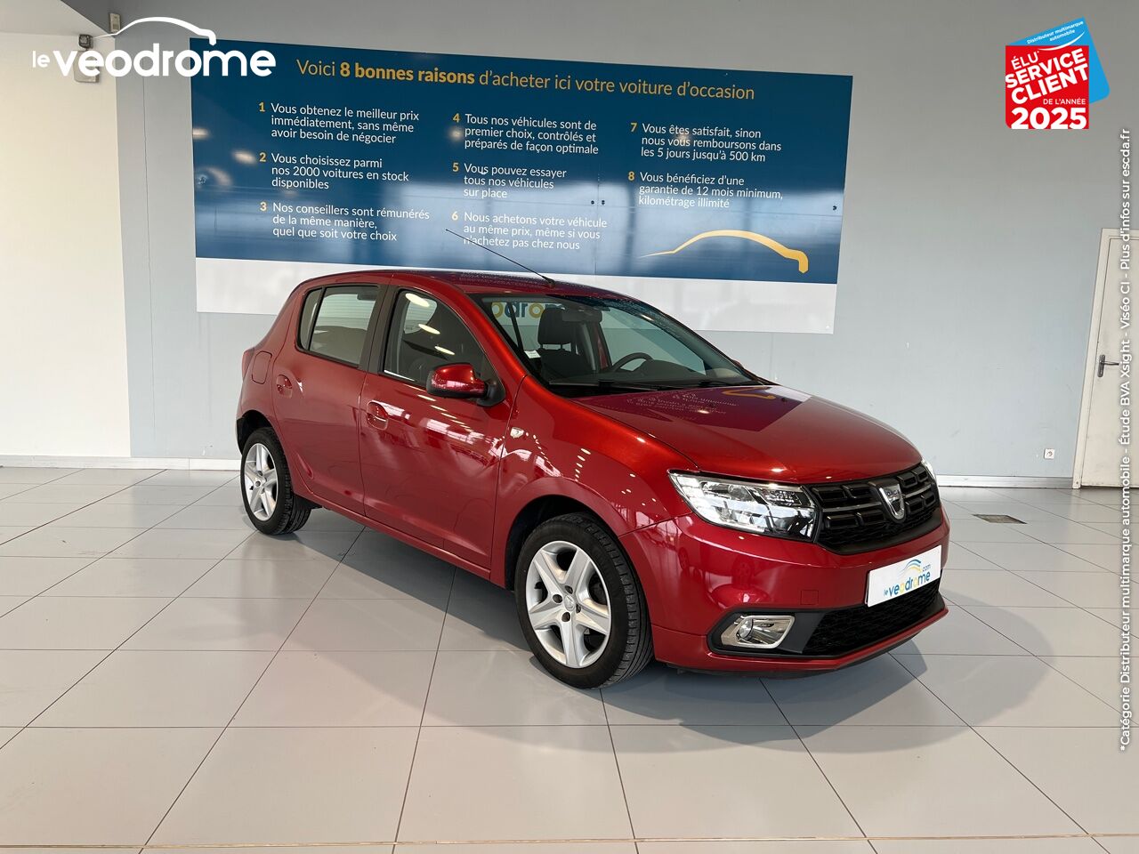 Véhicule d'occasion DACIA SANDERO 1.5 DCI 90CH LAUREATE chez Le Veodrome