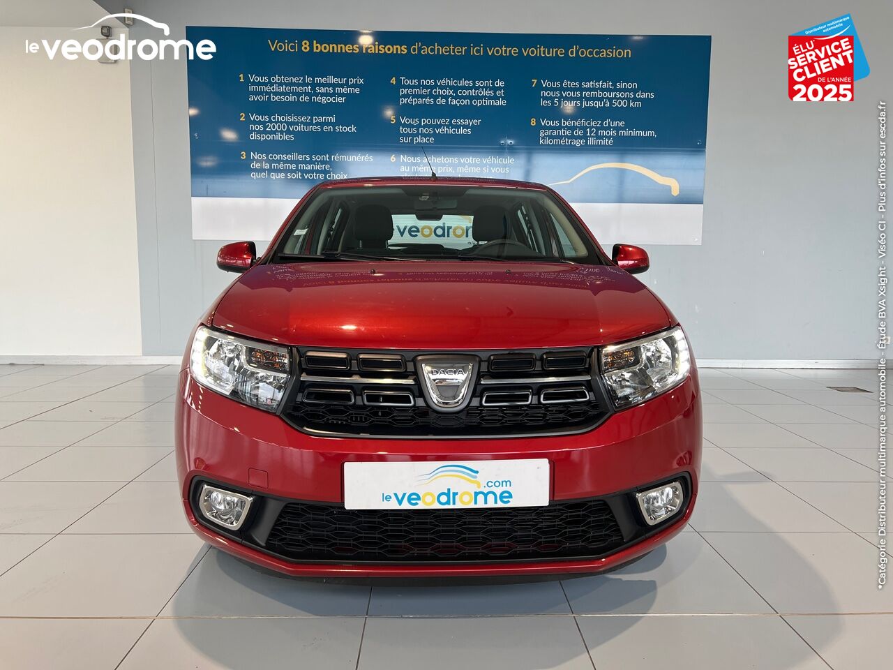Véhicule d'occasion DACIA SANDERO 1.5 DCI 90CH LAUREATE chez Le Veodrome