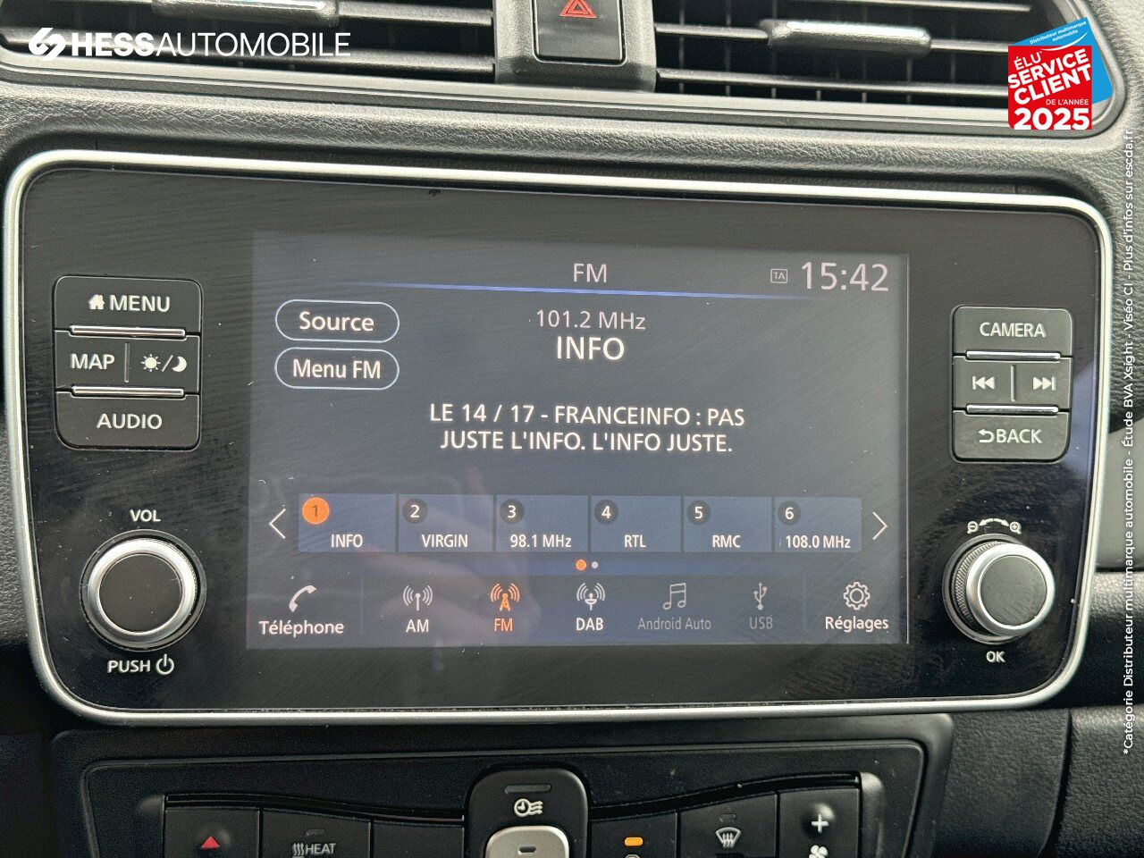 Véhicule d'occasion NISSAN LEAF 150CH 40KWH 10EME ANNIVERSAIRE 21 chez Nissan Besançon